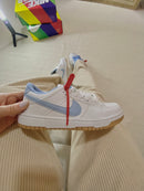 DUNK SB BRANCO/AZUL BB