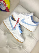 DUNK SB BRANCO/AZUL BB