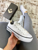 ALLSTAR PLATAFORMA COURO ECOLÓGICO BRANCO