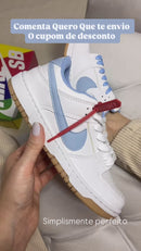 DUNK SB BRANCO/AZUL BB